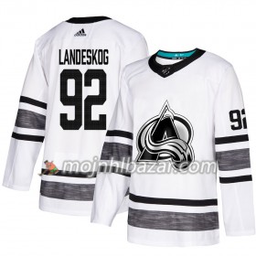 Dresovi Colorado Avalanche Gabriel Landeskog 92 2019 All-Star Adidas Bijela Authentic - Muške